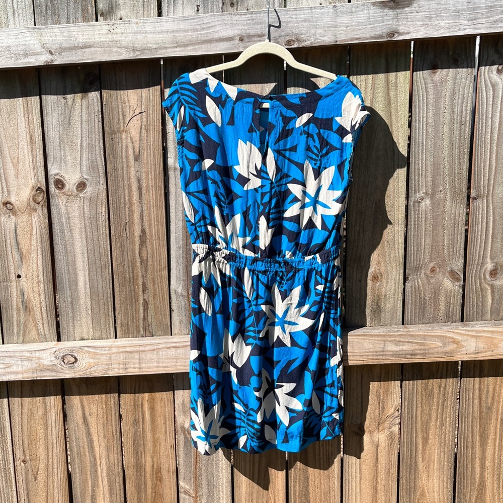 Loft outlet Blue and white sundress size M